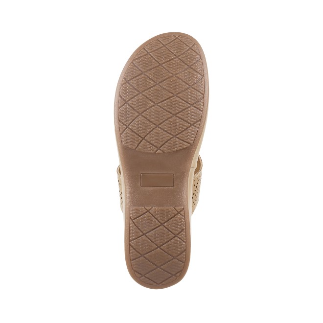 Mochi Women Beige Casual Slippers (SKU: 44-800020-20-36)