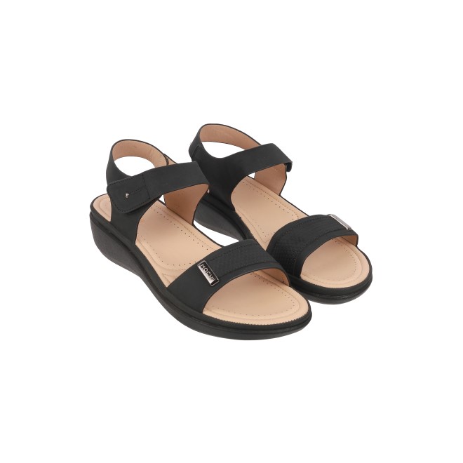 Mochi Women Black Casual Sandals (SKU: 44-800081-11-36)