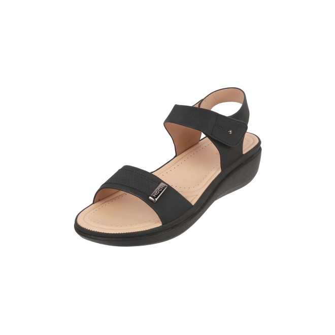 Mochi Women Black Casual Sandals (SKU: 44-800081-11-36)