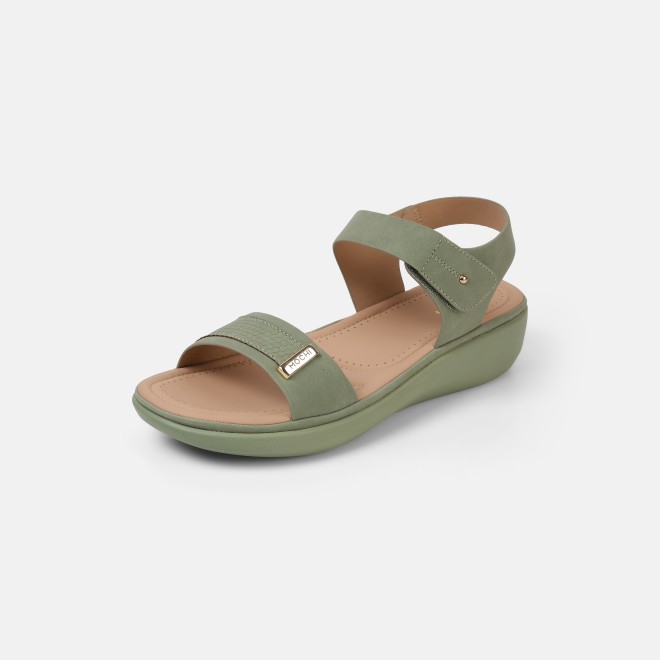 Mochi Women Green Casual Sandals (SKU: 44-800081-21-36)