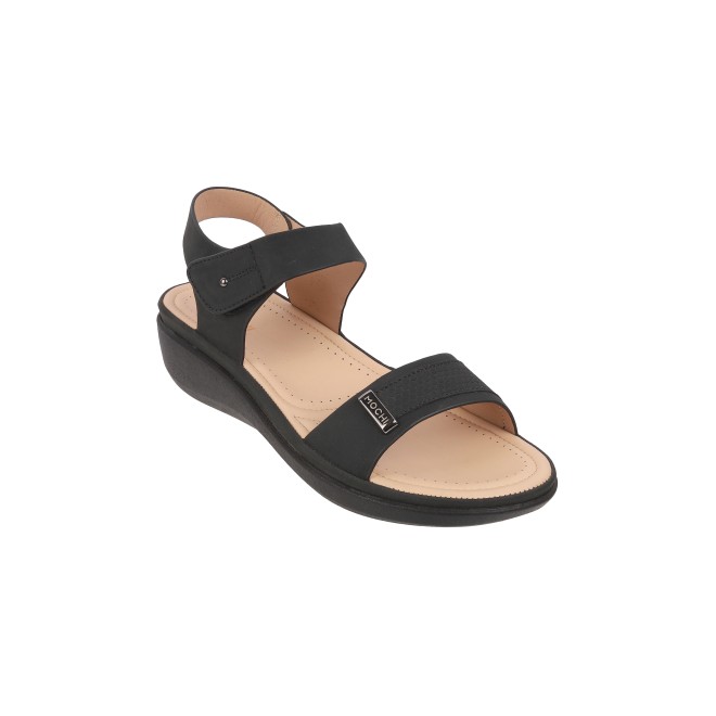 Mochi Women Black Casual Sandals (SKU: 44-800081-11-36)