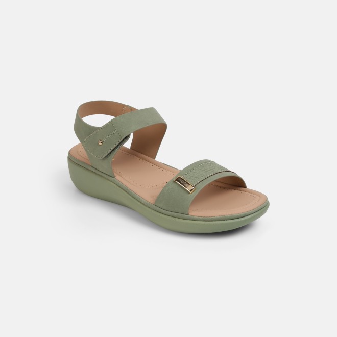 Mochi Women Green Casual Sandals (SKU: 44-800081-21-36)