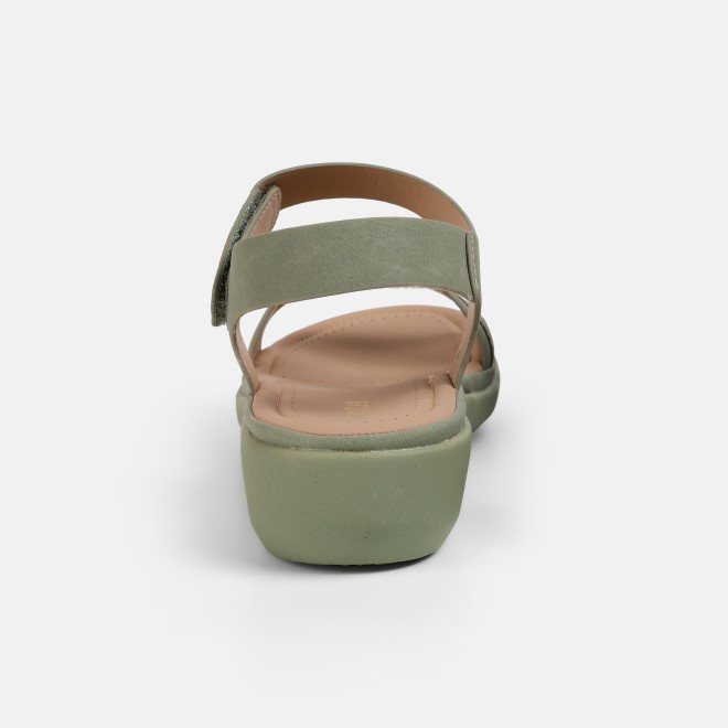 Mochi Women Green Casual Sandals (SKU: 44-800081-21-36)