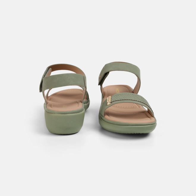 Mochi Women Green Casual Sandals (SKU: 44-800081-21-36)