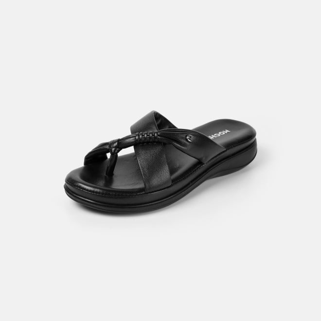 Mochi Women Black Casual Slip Ons (SKU: 44-800186-11-37)