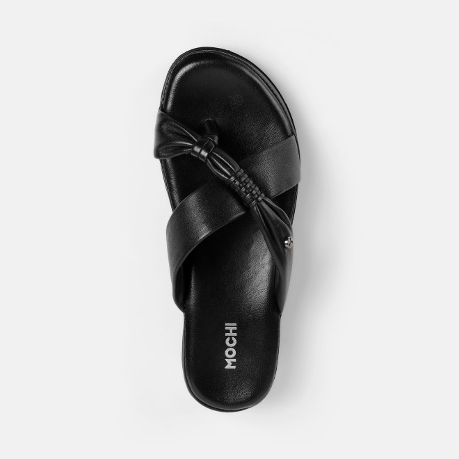 Mochi Women Black Casual Slip Ons (SKU: 44-800186-11-37)