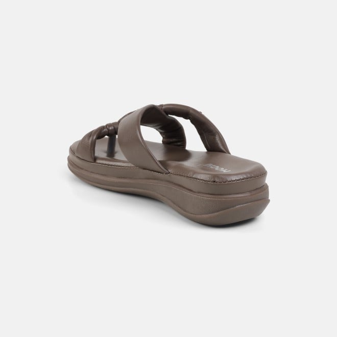 Mochi Women Beige-red Casual Slip Ons (SKU: 44-800186-89-37)