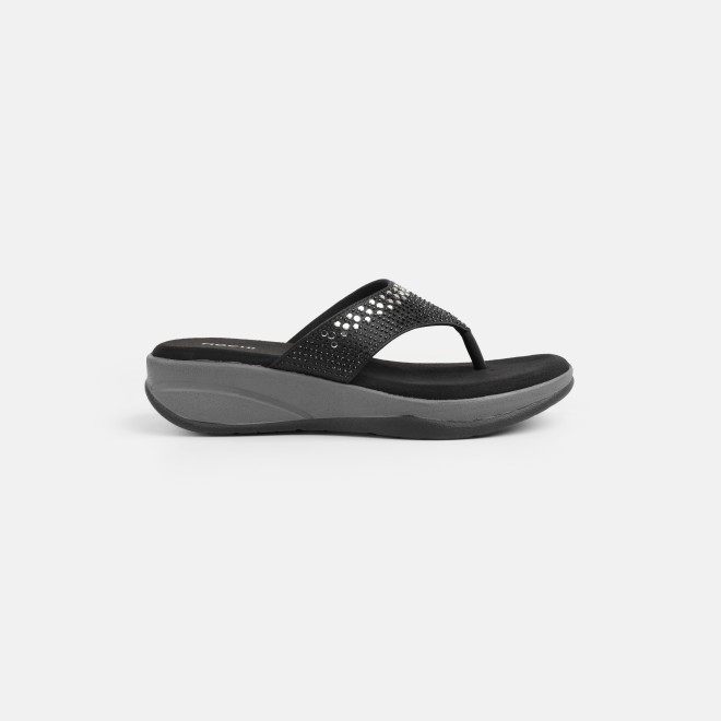 Mochi Women Black Casual Slippers (SKU: 44-800199-11-36)