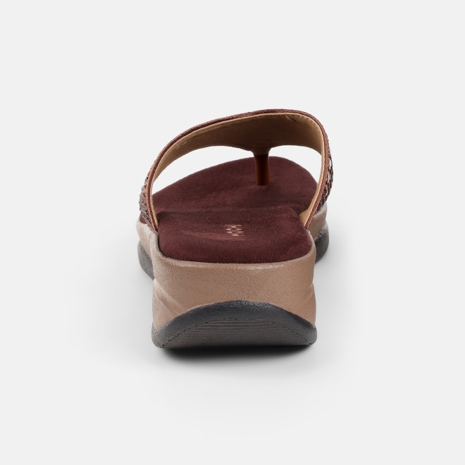 Mochi Women Brown Casual Slippers (SKU: 44-800199-12-36)