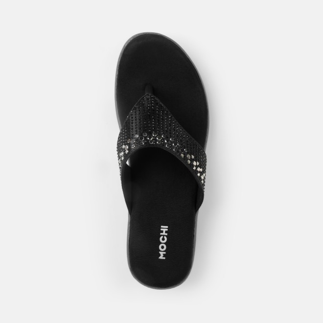 Mochi Women Black Casual Slippers (SKU: 44-800199-11-36)