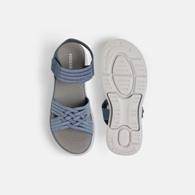 Mochi Women Blue Casual Sandals (SKU: 44-800214-45-36)
