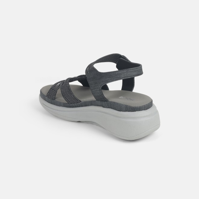 Mochi Women Black Casual Sandals (SKU: 44-800214-11-36)