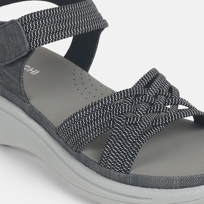 Mochi Women Black Casual Sandals (SKU: 44-800214-11-36)