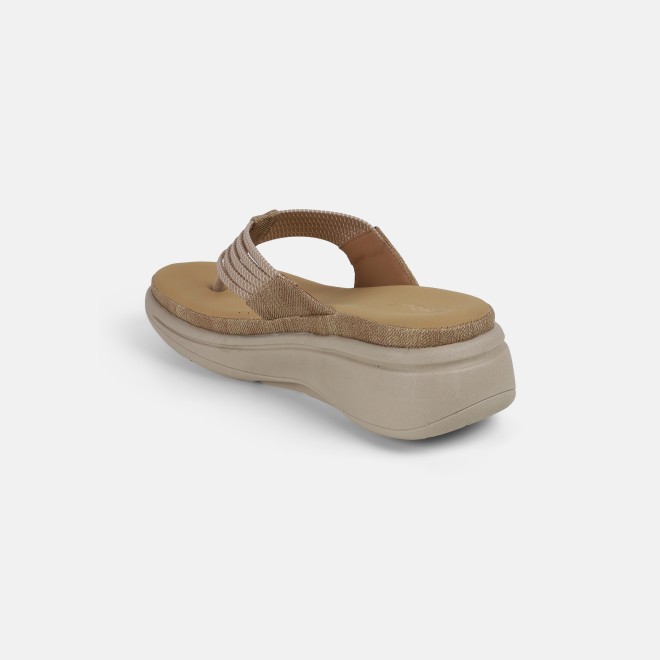 Mochi Women Beige Casual Slippers (SKU: 44-800216-20-36)