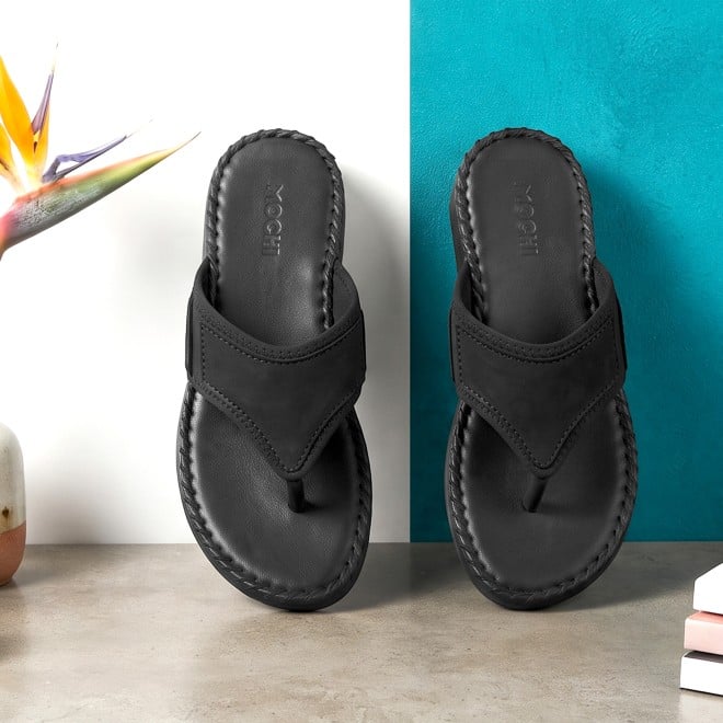 Mochi Women Black Casual Slippers (SKU: 44-800254-11-36)