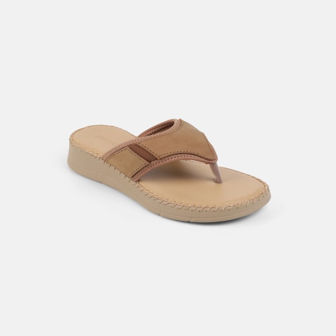 Mochi Women Beige Casual Slippers (SKU: 44-800254-20-36)