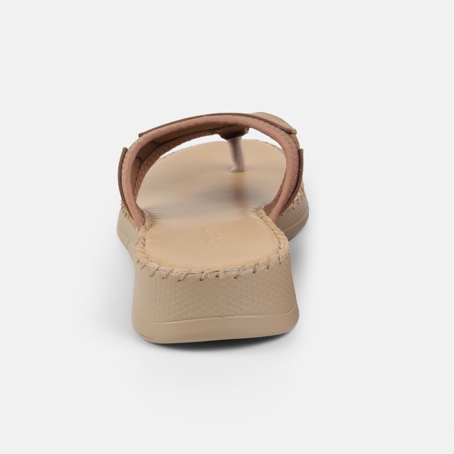 Mochi Women Beige Casual Slippers (SKU: 44-800254-20-36)
