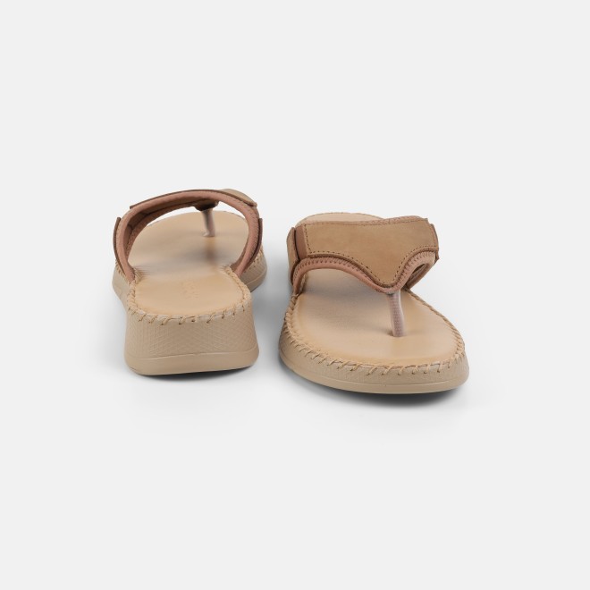 Mochi Women Beige Casual Slippers (SKU: 44-800254-20-36)