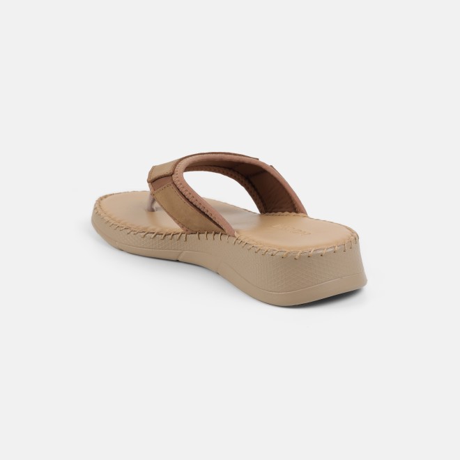 Mochi Women Beige Casual Slippers (SKU: 44-800254-20-36)