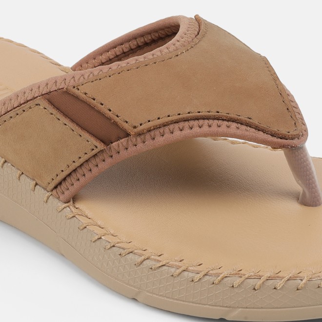 Mochi Women Beige Casual Slippers (SKU: 44-800254-20-36)
