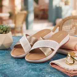 Mochi Women White Casual Comfort