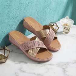 Mochi Women Peach Casual Comfort