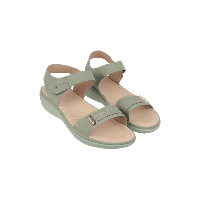 Mochi Women Green Casual Sandals (SKU: 44-900081-21-36)