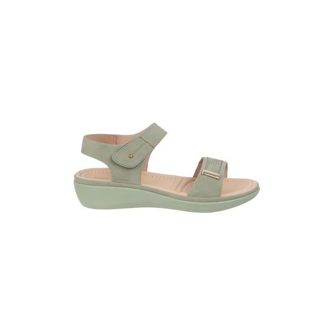 Mochi Women Green Casual Sandals (SKU: 44-900081-21-36)