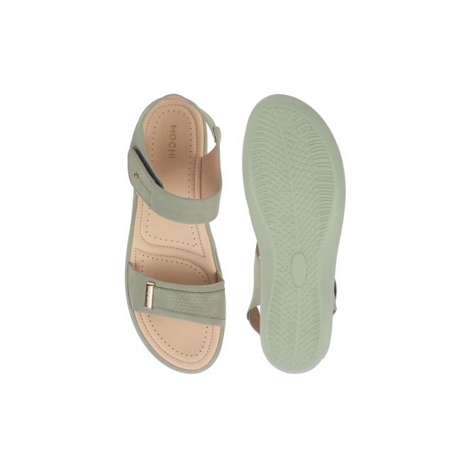 Mochi Women Green Casual Sandals (SKU: 44-900081-21-36)