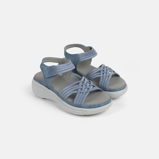 Mochi Women Blue Casual Sandals (SKU: 44-900214-45-36)