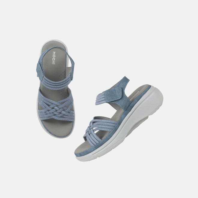 Mochi Women Blue Casual Sandals (SKU: 44-900214-45-36)