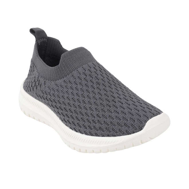 Mochi Boys Grey Casual Sneakers