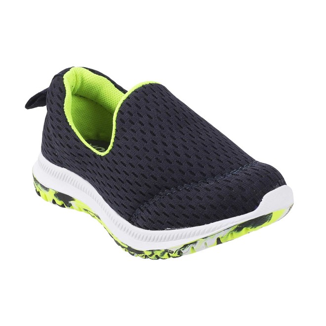 Mochi Boys Navy-Blue Casual Sneakers
