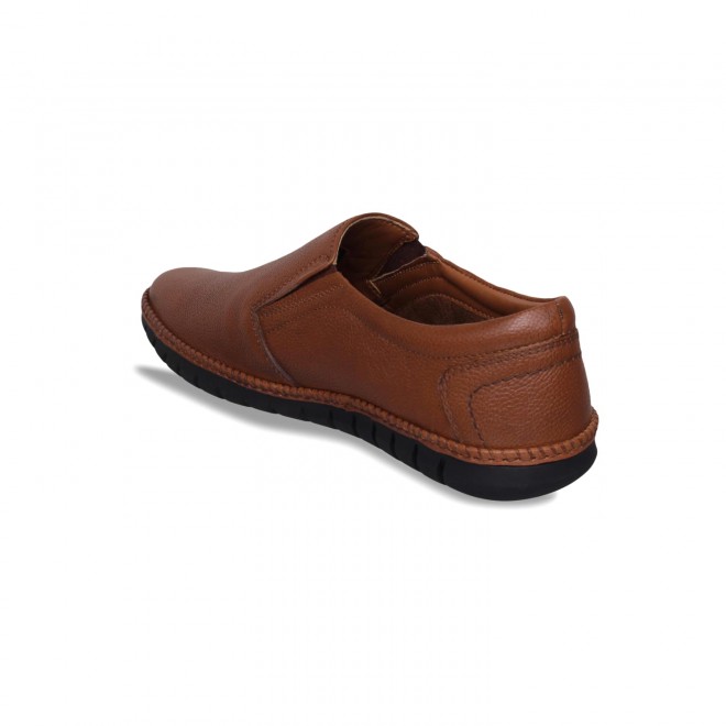 ID Men Tan Formal Moccasin (SKU: 52-2071-23-40)