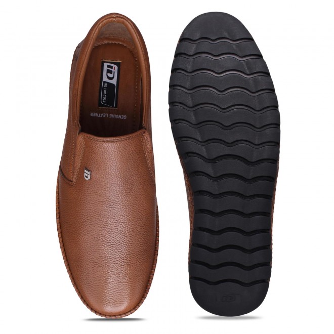 ID Men Tan Formal Moccasin (SKU: 52-2071-23-40)