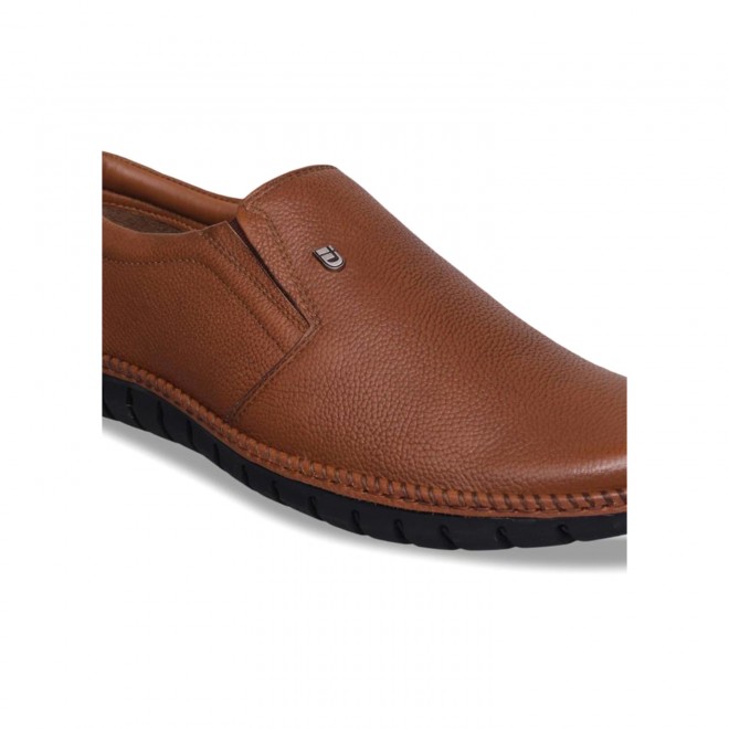 ID Men Tan Formal Moccasin (SKU: 52-2071-23-40)