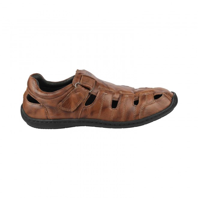 ID Men Tan Casual Sandals (SKU: 52-4033-23-40)