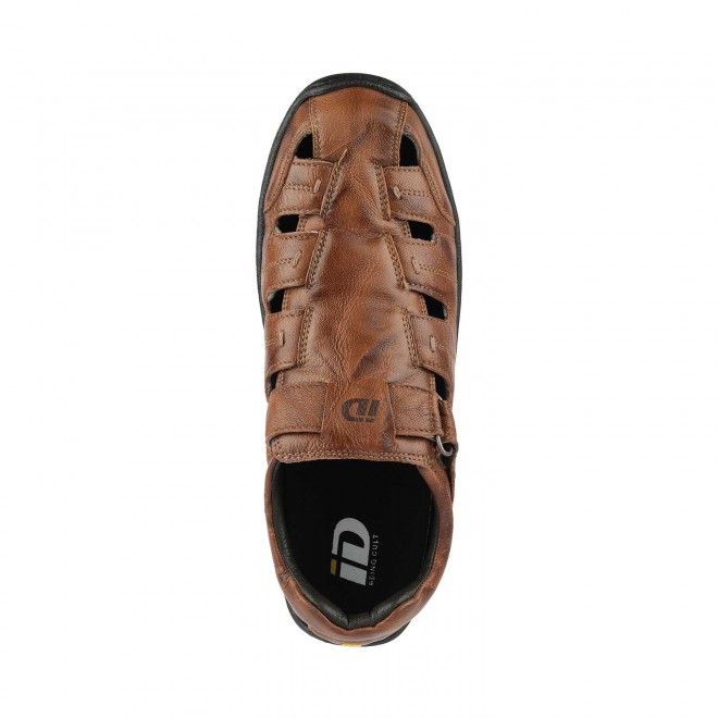 ID Men Tan Casual Sandals (SKU: 52-4033-23-40)