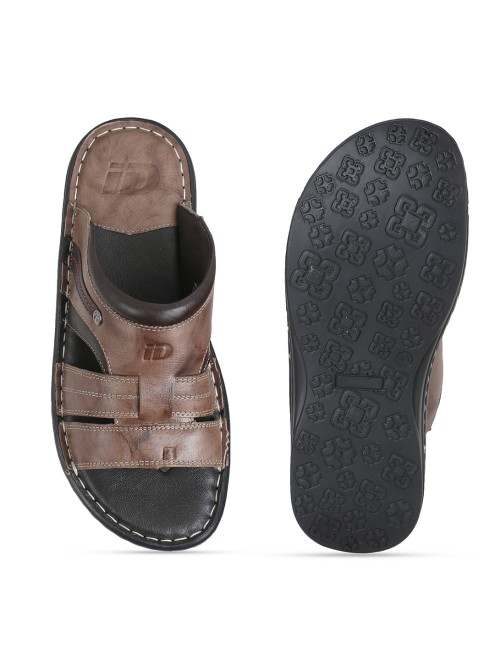 ID Men Brown Casual Slippers (SKU: 52-4048-12-40)