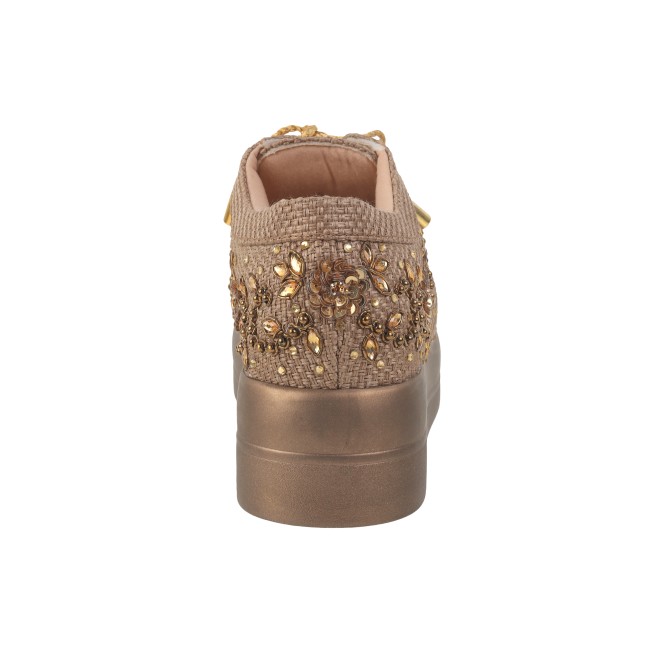 Haute Diva Women Antique-Gold Party Lace Up (SKU: 54-138-28-37)