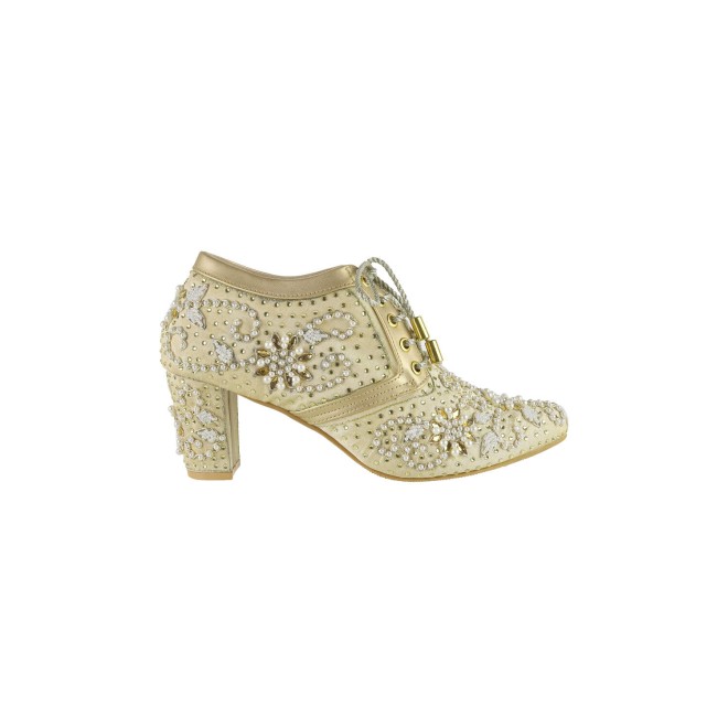 Haute Diva Women Gold Wedding Pumps (SKU: 54-169-15-36)