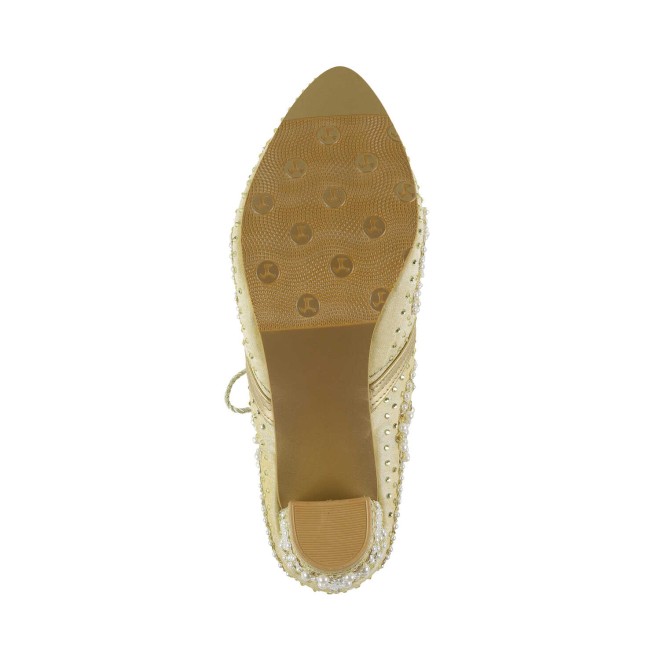 Haute Diva Women Gold Wedding Pumps (SKU: 54-169-15-36)