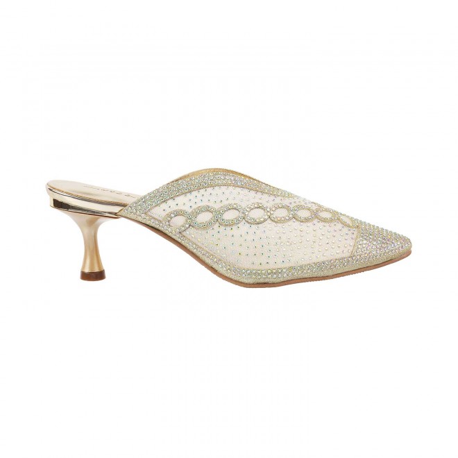 Haute Diva Women Gold Wedding Sandals (SKU: 54-84-15-37)