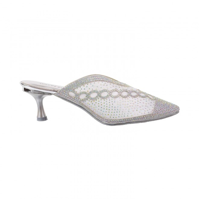 Haute Diva Women Silver Wedding Sandals (SKU: 54-84-27-36)