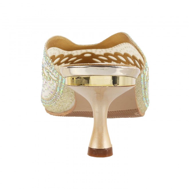 Haute Diva Women Gold Wedding Sandals (SKU: 54-84-15-37)