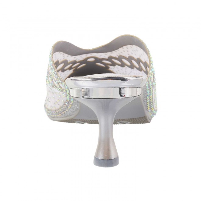 Haute Diva Women Silver Wedding Sandals (SKU: 54-84-27-36)