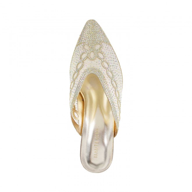 Haute Diva Women Gold Wedding Sandals (SKU: 54-84-15-37)