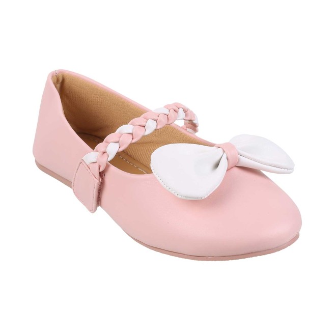 Mochi Girls Pink Casual Ballerinas