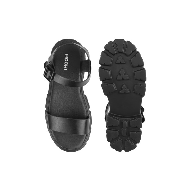 Mochi Girls Black Casual Sandals (SKU: 57-126-11-34)