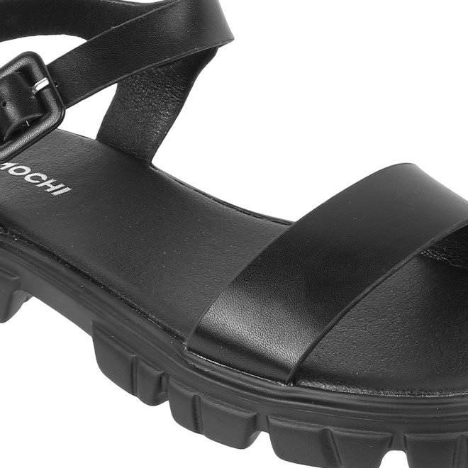 Mochi Girls Black Casual Sandals (SKU: 57-126-11-34)